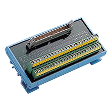 50-Pin Flat Cable Terminal, DIN-rail Mount